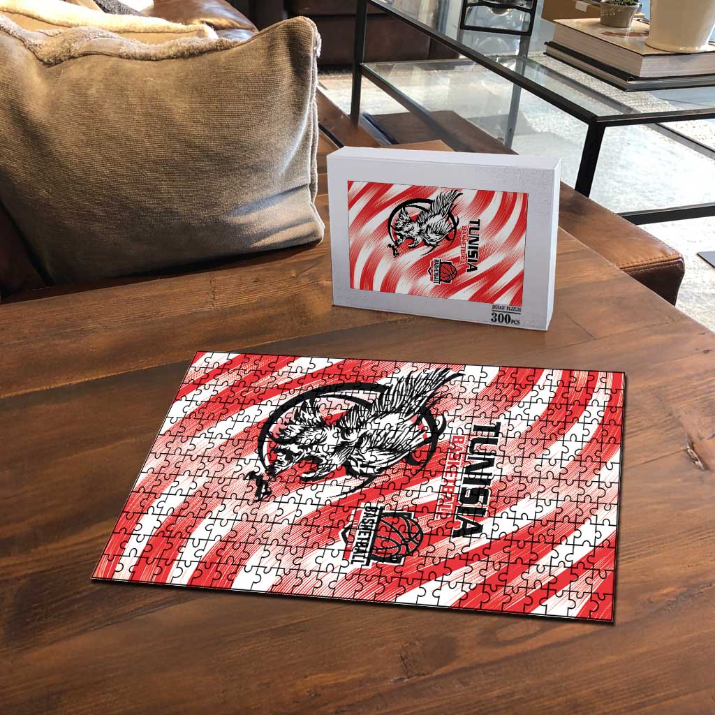 Tunisia Basketball Puzzle Go Eagles of Carthage