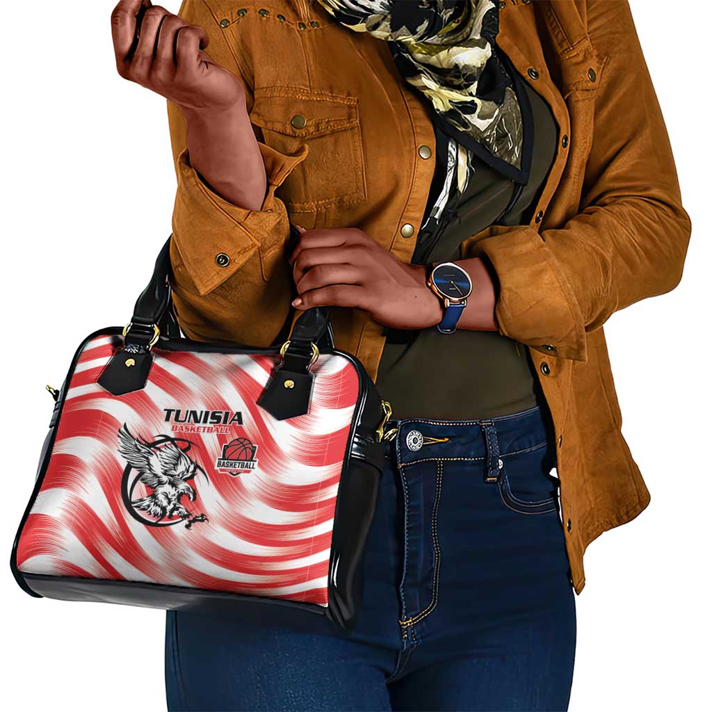 Afro Basketball Tunisia Shoulder Handbag Go Eagles of Carthage - African Pride