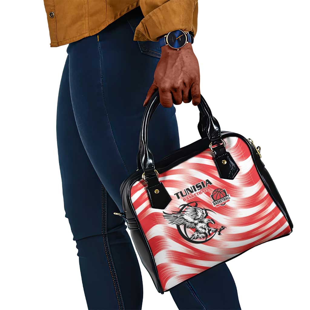 Afro Basketball Tunisia Shoulder Handbag Go Eagles of Carthage - African Pride