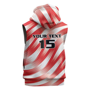 Afro Basketball Tunisia Custom Sleeveless Hoodie Go Eagles of Carthage - African Pride
