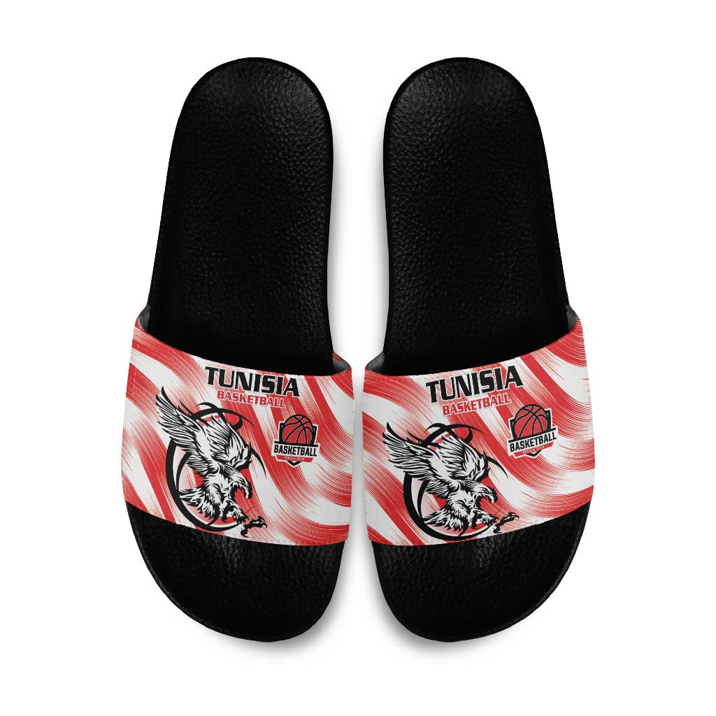 Tunisia Basketball Slide Sandals Go Eagles of Carthage