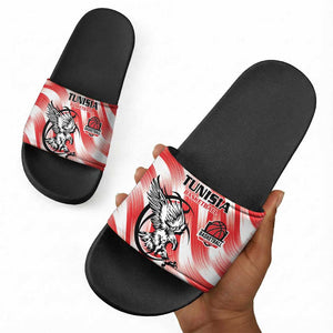 Tunisia Basketball Slide Sandals Go Eagles of Carthage