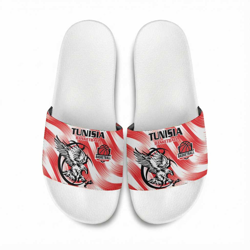 Tunisia Basketball Slide Sandals Go Eagles of Carthage