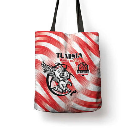 Tunisia Basketball Tote Bag Go Eagles of Carthage