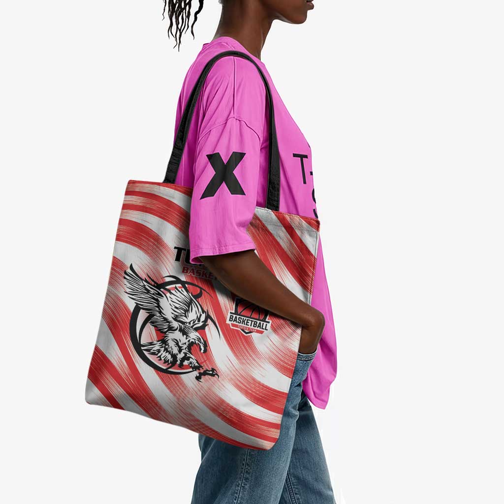 Tunisia Basketball Tote Bag Go Eagles of Carthage