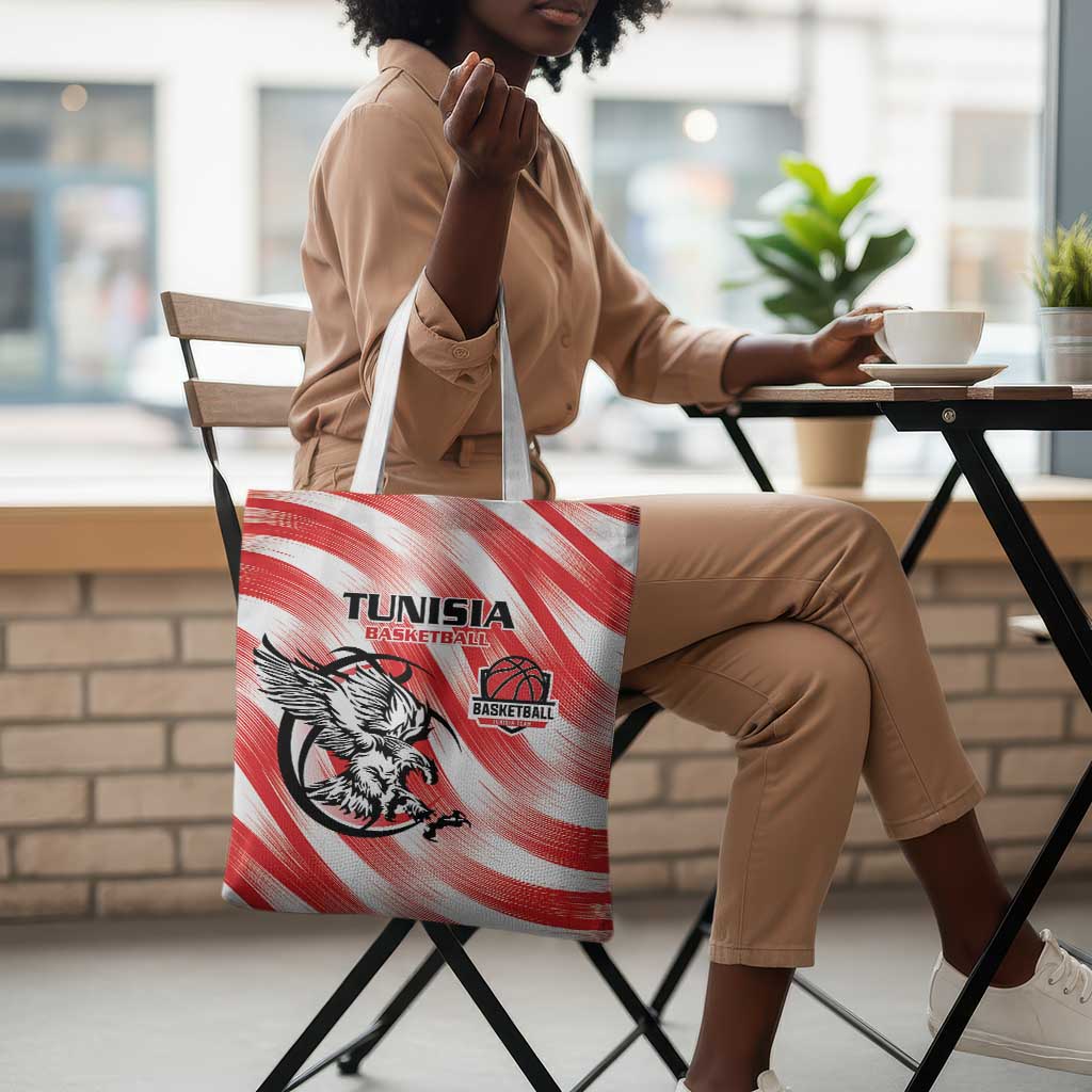 Tunisia Basketball Tote Bag Go Eagles of Carthage