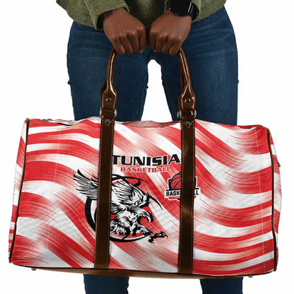 Tunisia Basketball Travel Bag Go Eagles of Carthage