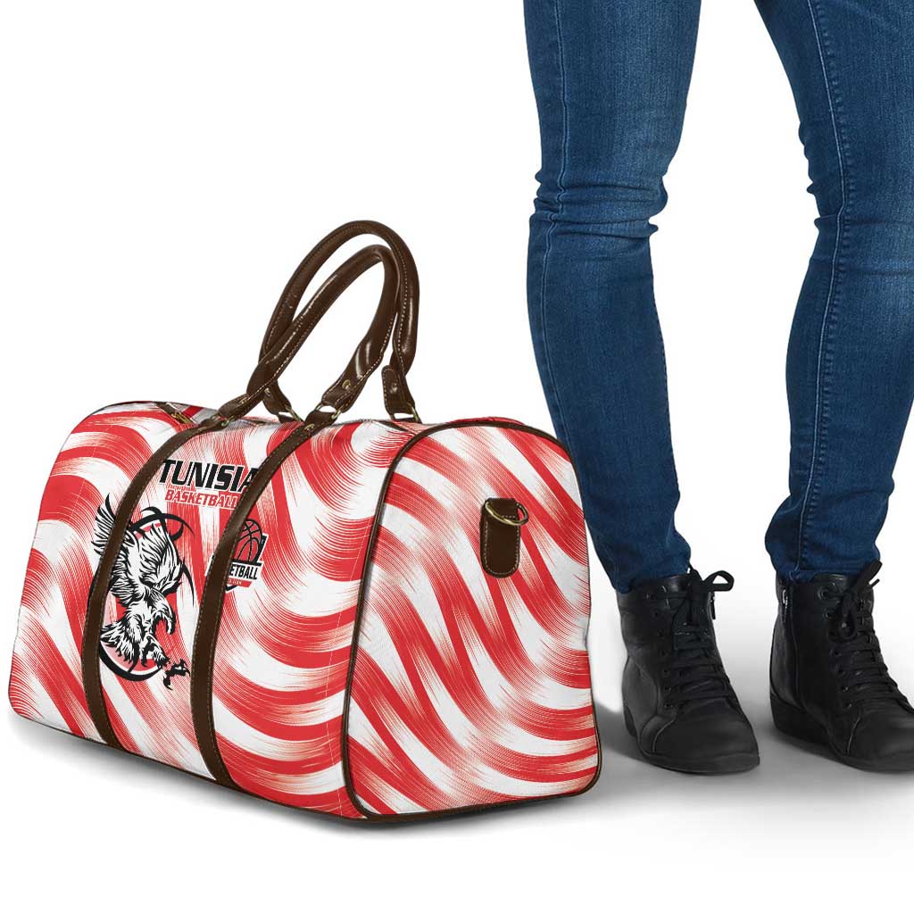 Tunisia Basketball Travel Bag Go Eagles of Carthage