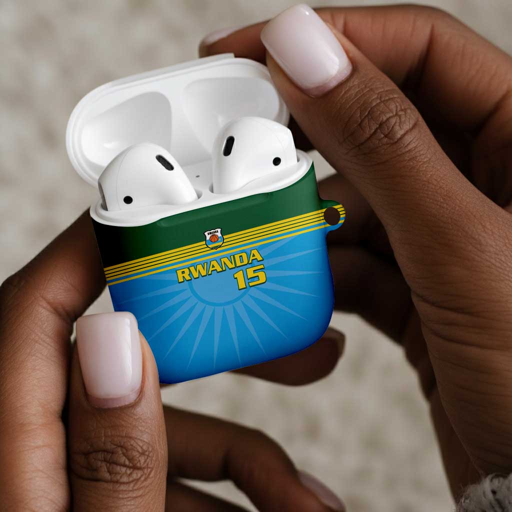 Custom Rwanda Basketball AirPods Case Go Champions