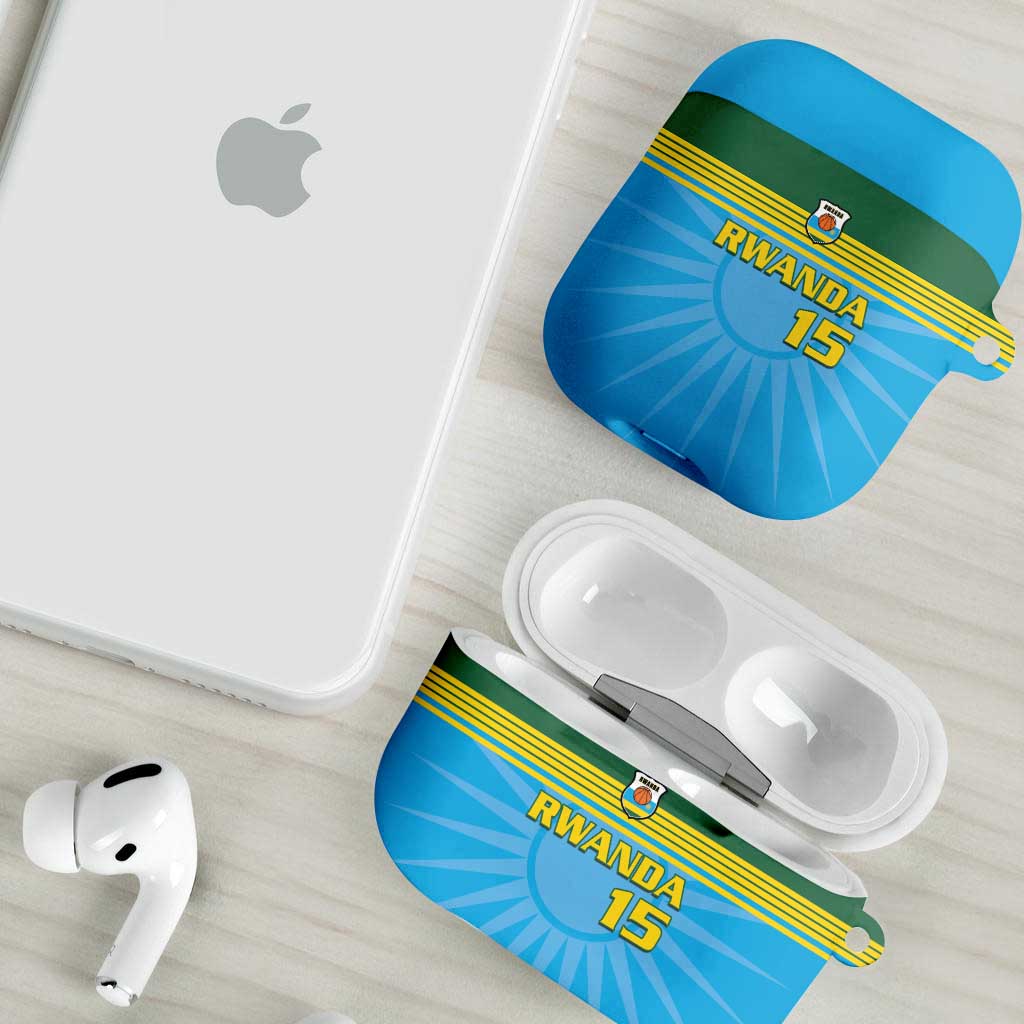 Custom Rwanda Basketball AirPods Case Go Champions