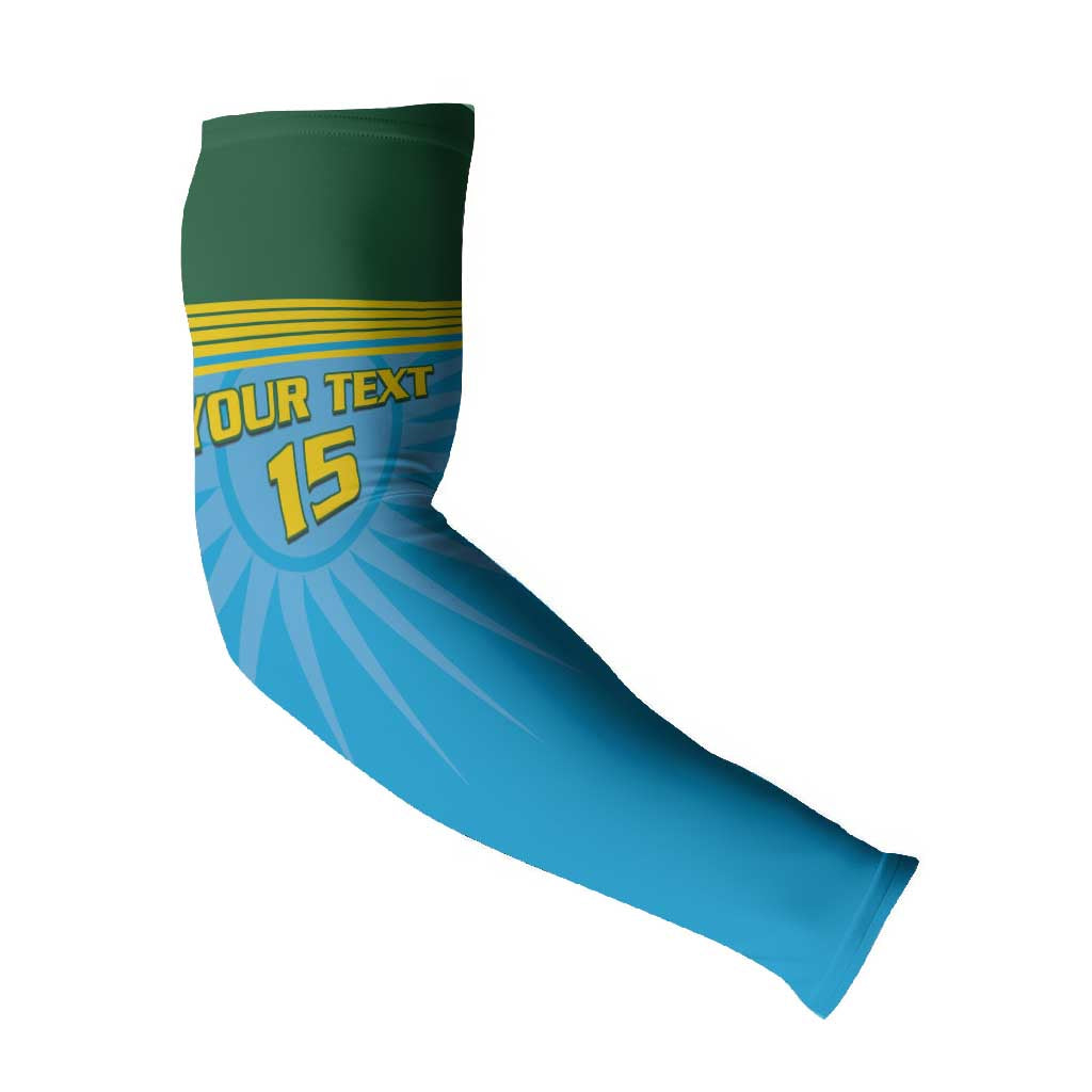 Custom Rwanda Basketball Arm Sleeves Go Champions