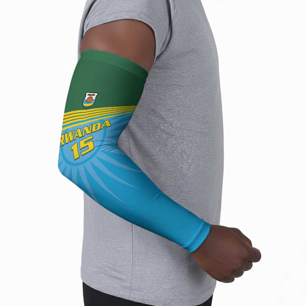 Custom Rwanda Basketball Arm Sleeves Go Champions