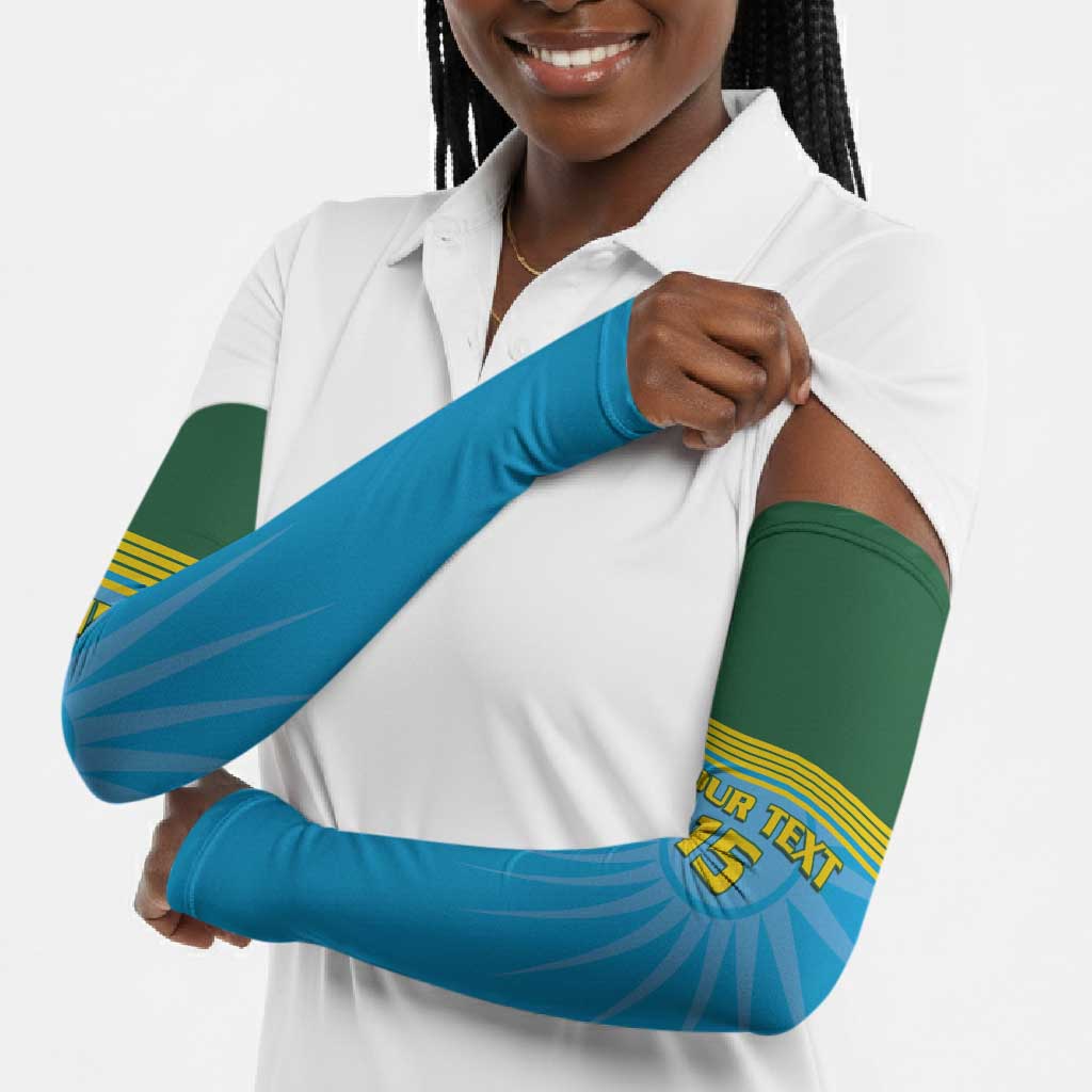 Custom Rwanda Basketball Arm Sleeves Go Champions