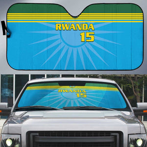 Custom Rwanda Basketball Auto Sun Shade Go Champions