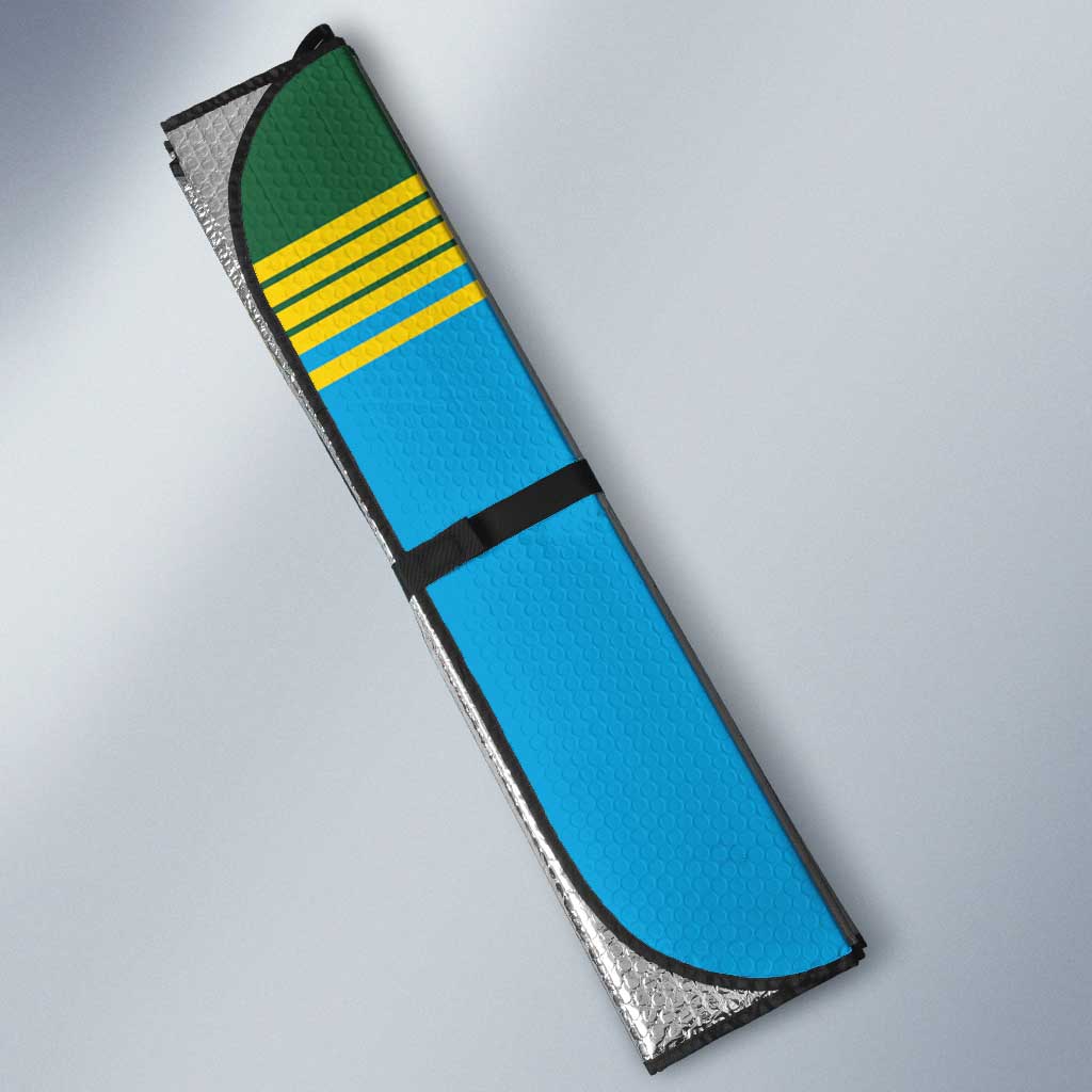 Custom Rwanda Basketball Auto Sun Shade Go Champions