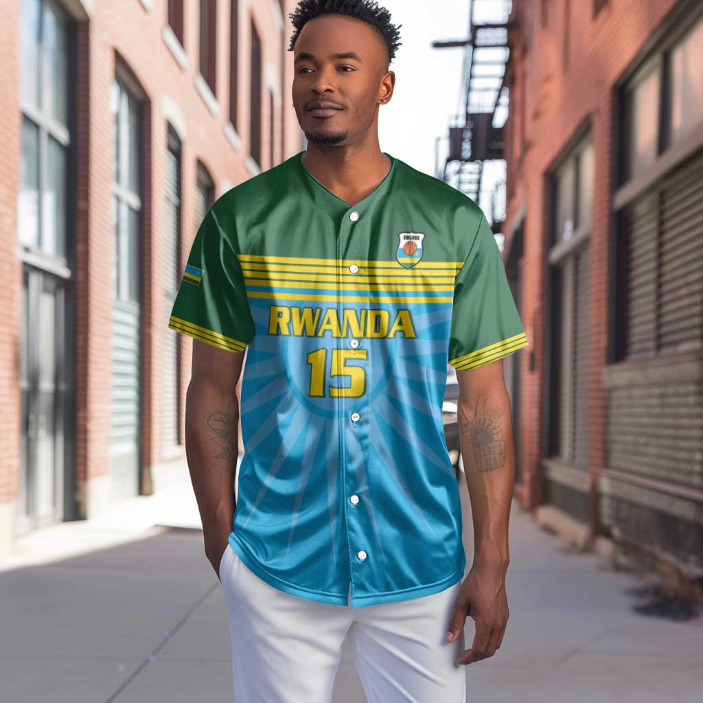 Afro Basketball Rwanda Custom Baseball Jersey Go Champions - African Pride