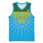 Afro Basketball Rwanda Custom Basketball Jersey Go Champions LT15