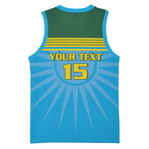 Afro Basketball Rwanda Custom Basketball Jersey Go Champions LT15