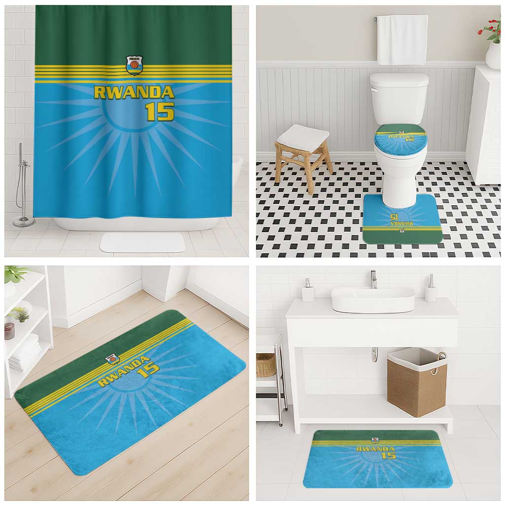 Custom Rwanda Basketball Bathroom Set Go Champions