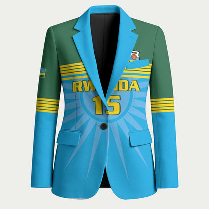 Custom Rwanda Basketball Blazer Go Champions