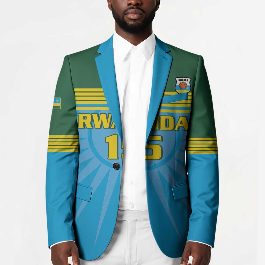 Custom Rwanda Basketball Blazer Go Champions