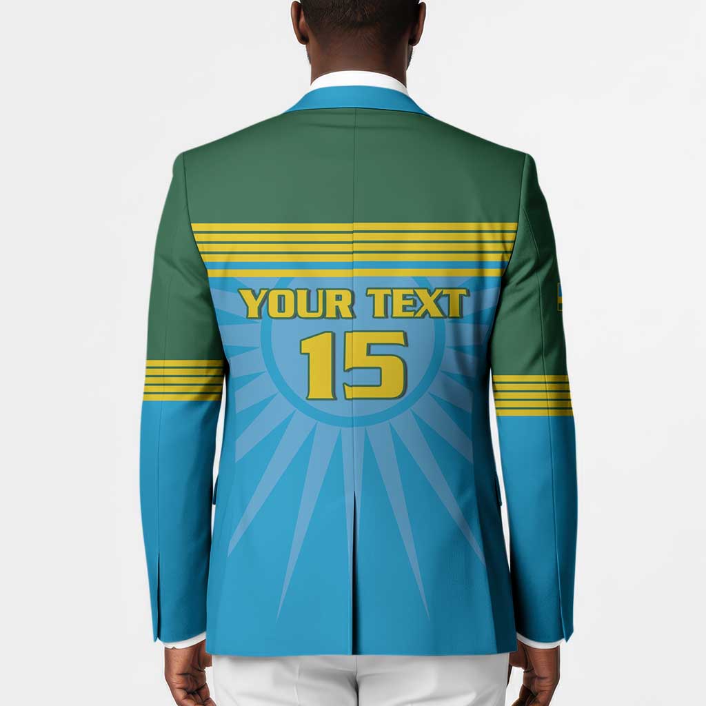 Custom Rwanda Basketball Blazer Go Champions