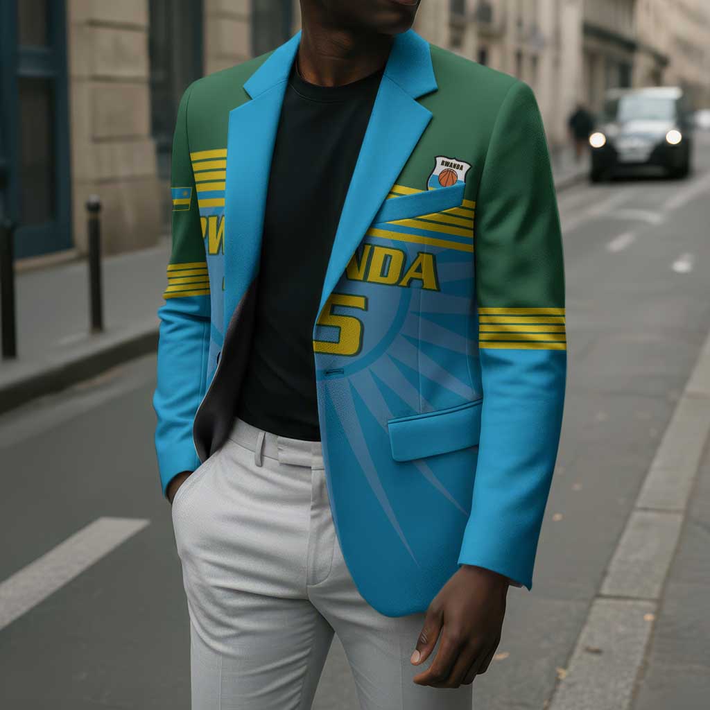Custom Rwanda Basketball Blazer Go Champions