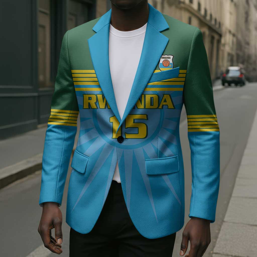 Custom Rwanda Basketball Blazer Go Champions