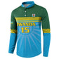 Custom Rwanda Basketball Button Sweatshirt Go Champions