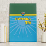 Afro Basketball Rwanda Custom Canvas Wall Art Go Champions - African Pride