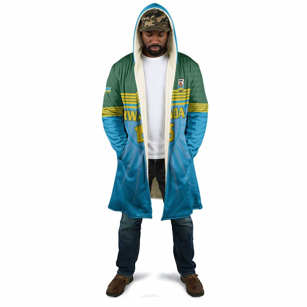 Custom Rwanda Basketball Cloak Go Champions