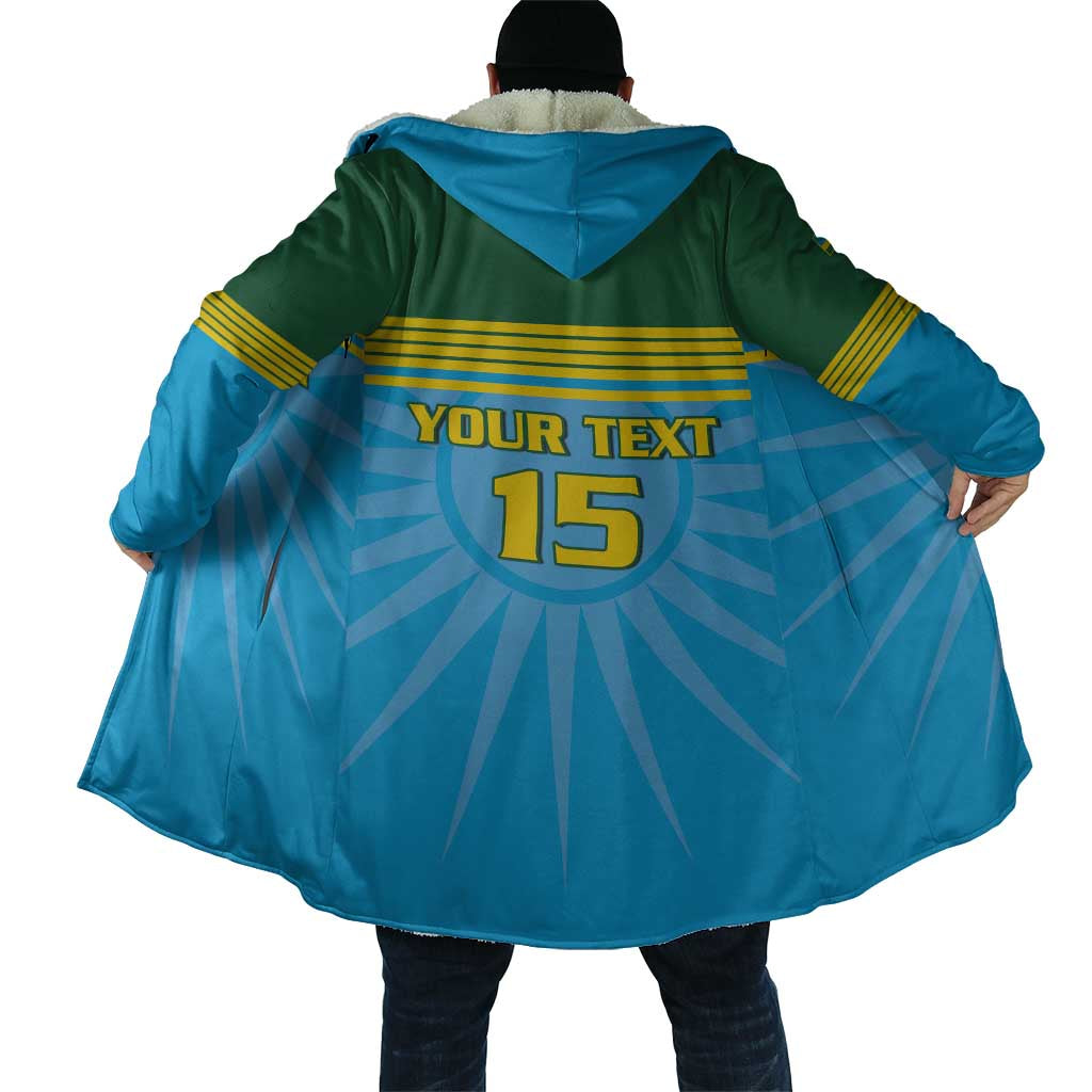 Custom Rwanda Basketball Cloak Go Champions