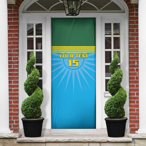 Custom Rwanda Basketball Door Cover Go Champions