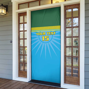 Custom Rwanda Basketball Door Cover Go Champions