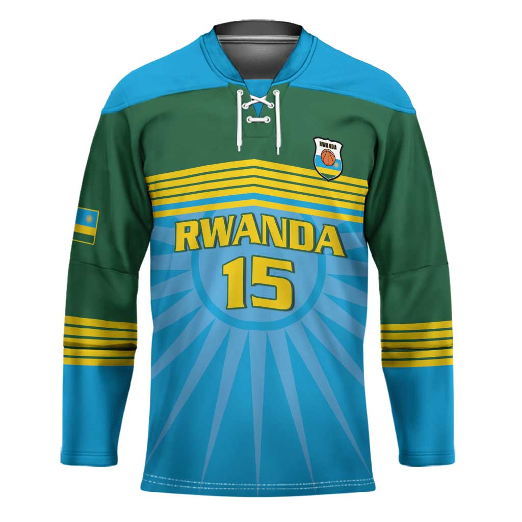 Custom Rwanda Basketball Hockey Jersey Go Champions