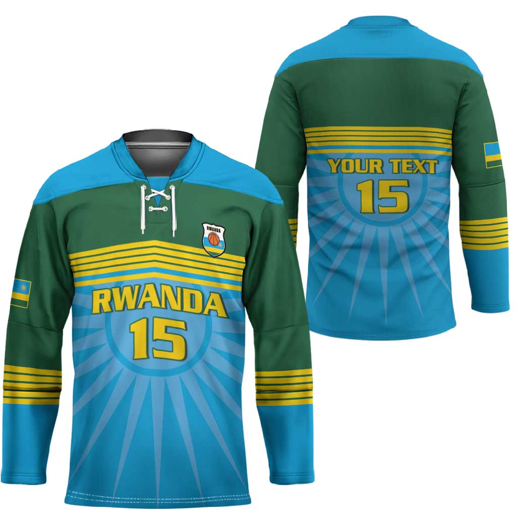 Custom Rwanda Basketball Hockey Jersey Go Champions