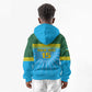 Afro Basketball Rwanda Custom Kid Hoodie Go Champions - African Pride