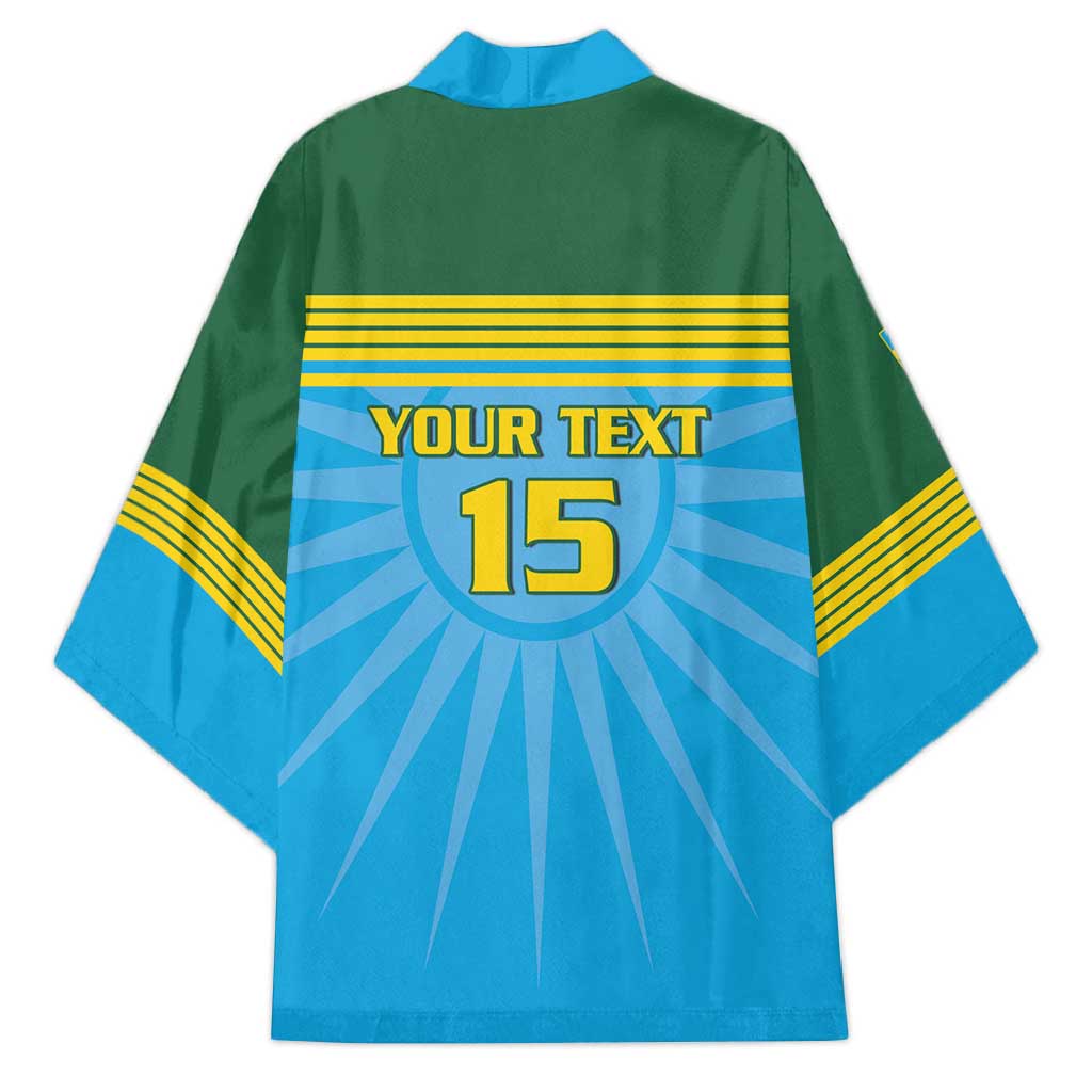 Custom Rwanda Basketball Kimono Go Champions