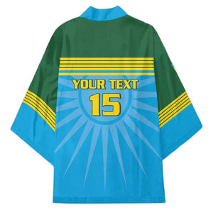 Custom Rwanda Basketball Kimono Go Champions