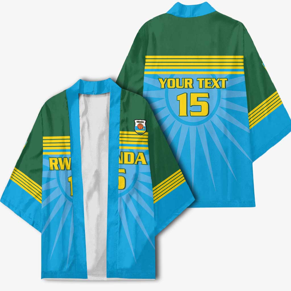 Custom Rwanda Basketball Kimono Go Champions
