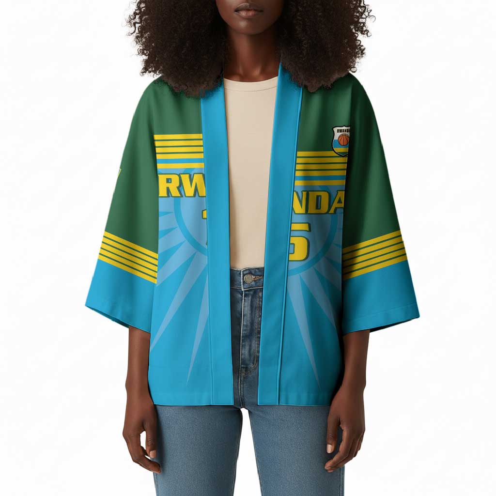 Custom Rwanda Basketball Kimono Go Champions