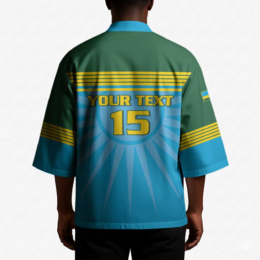 Custom Rwanda Basketball Kimono Go Champions