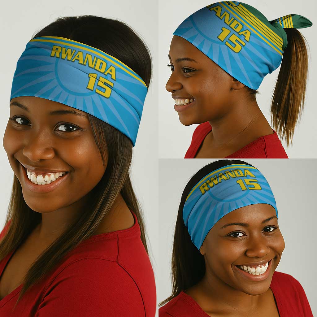 Afro Basketball Rwanda Neck Gaiter Go Champions LT15