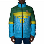 Custom Rwanda Basketball Padded Jacket Go Champions