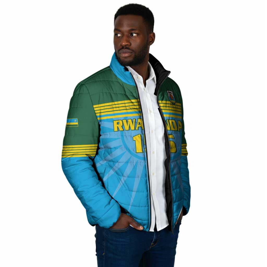 Custom Rwanda Basketball Padded Jacket Go Champions