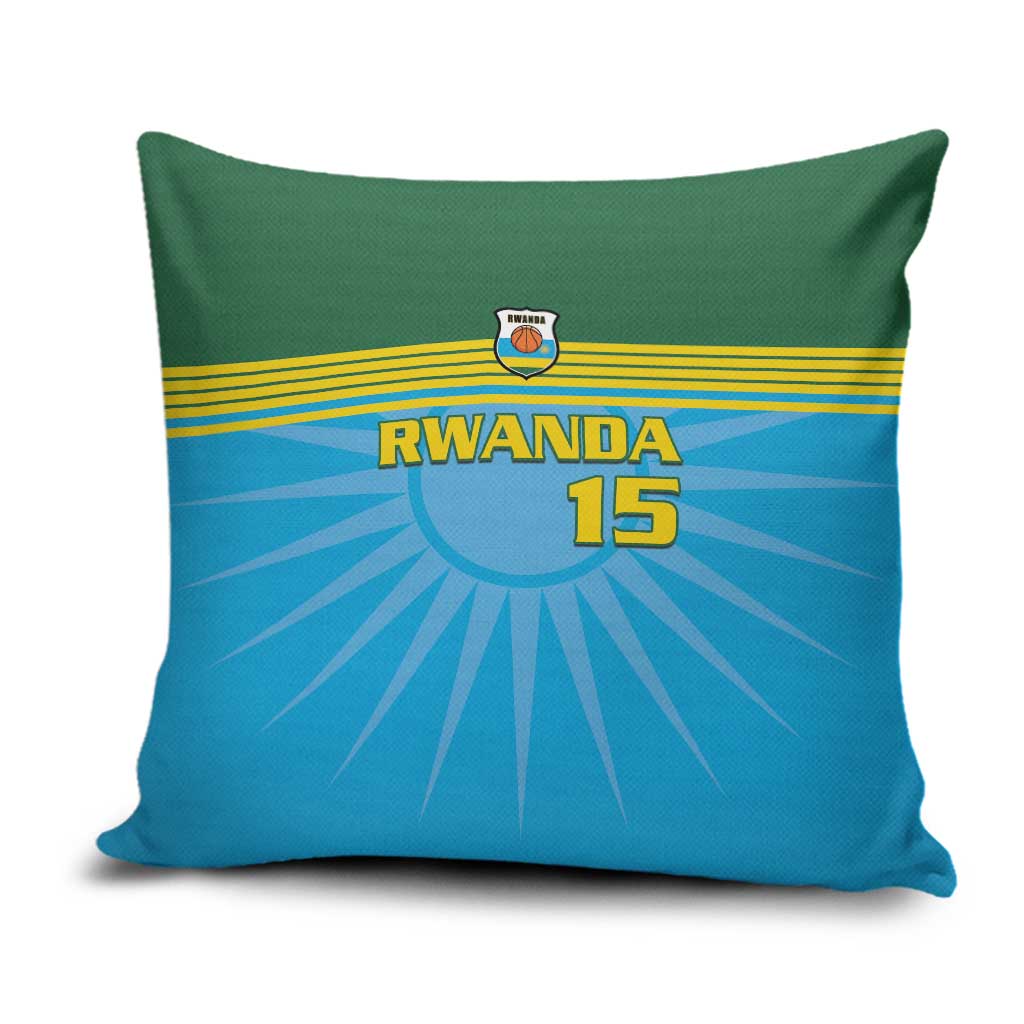 Custom Rwanda Basketball Pillow Cover Go Champions