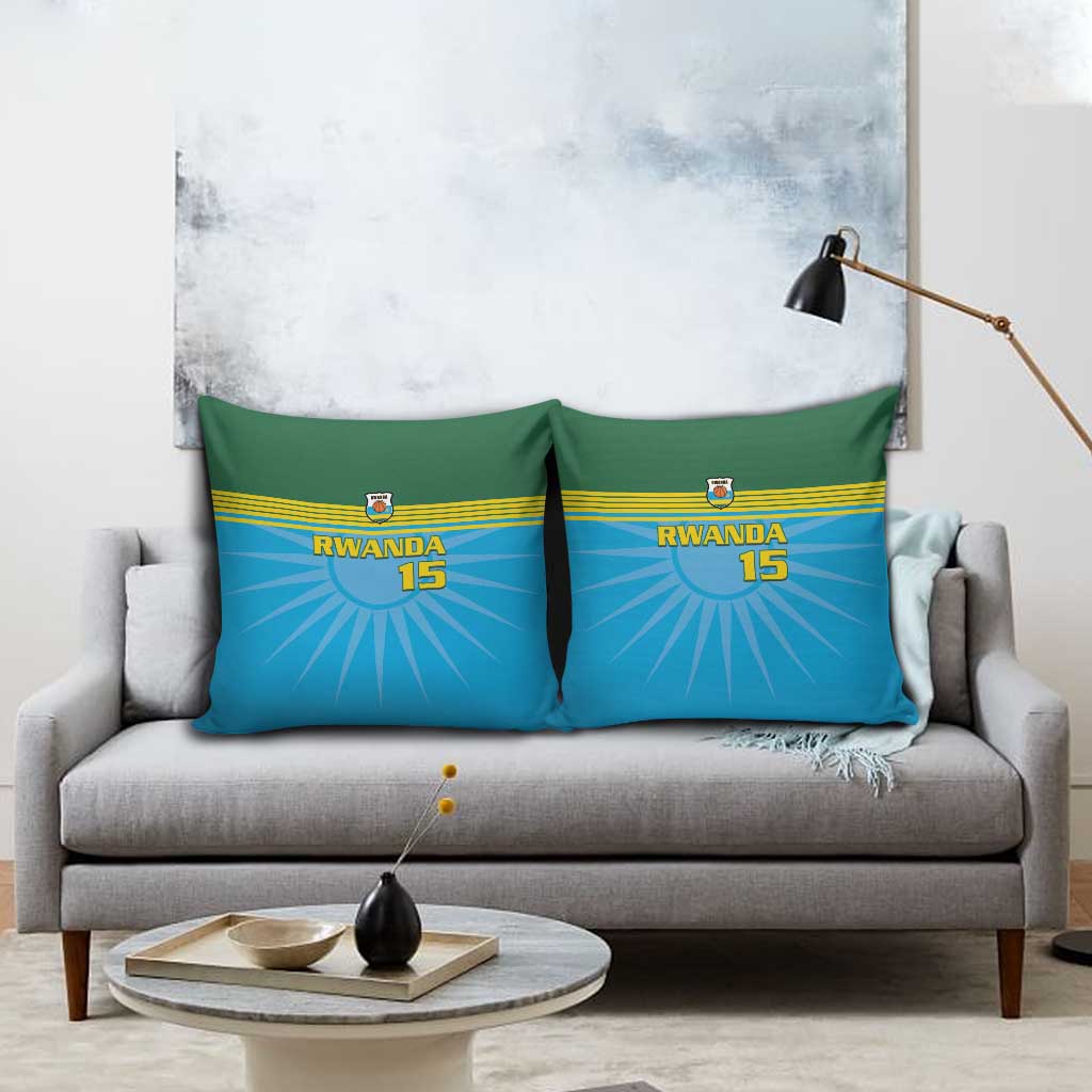 Custom Rwanda Basketball Pillow Cover Go Champions