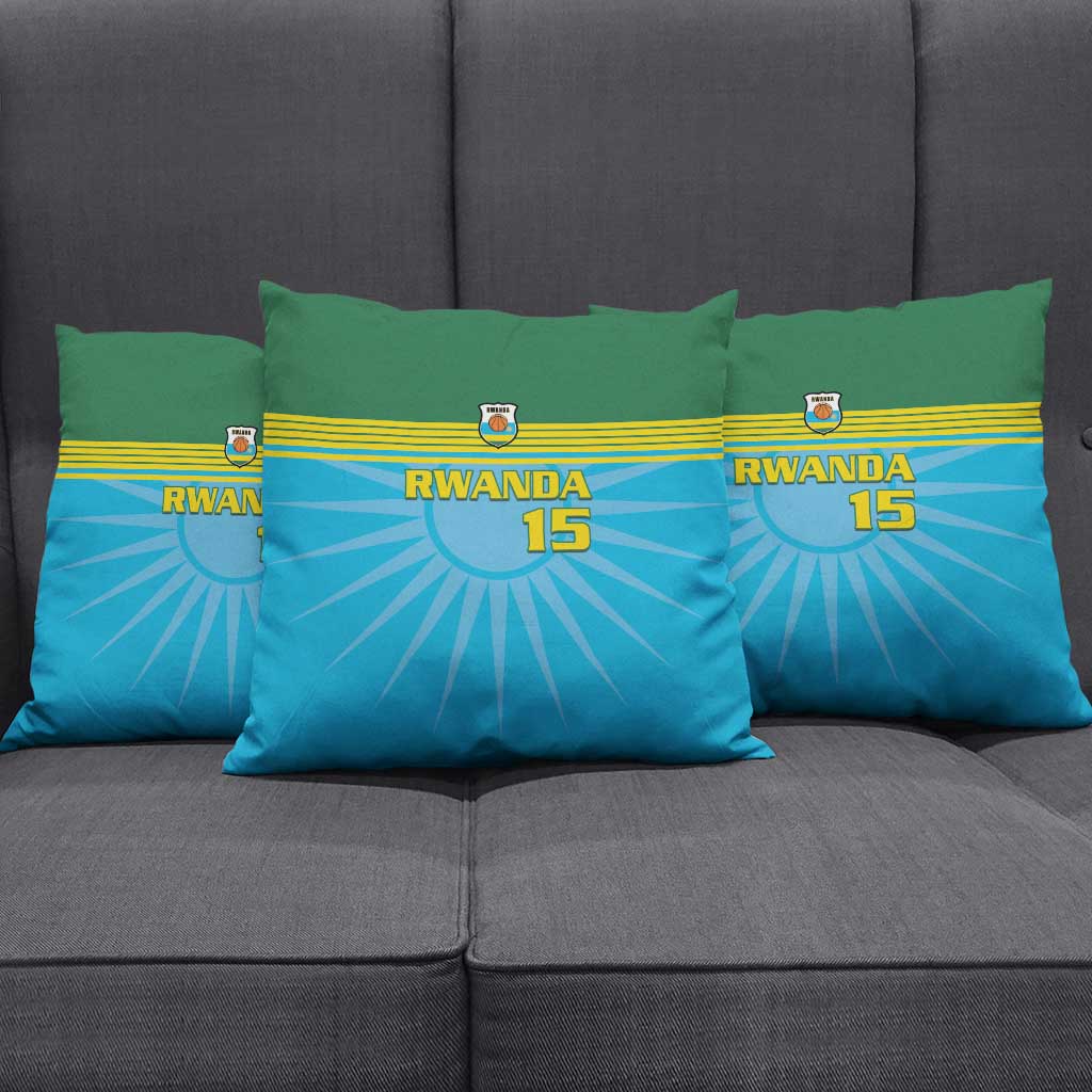 Custom Rwanda Basketball Pillow Cover Go Champions
