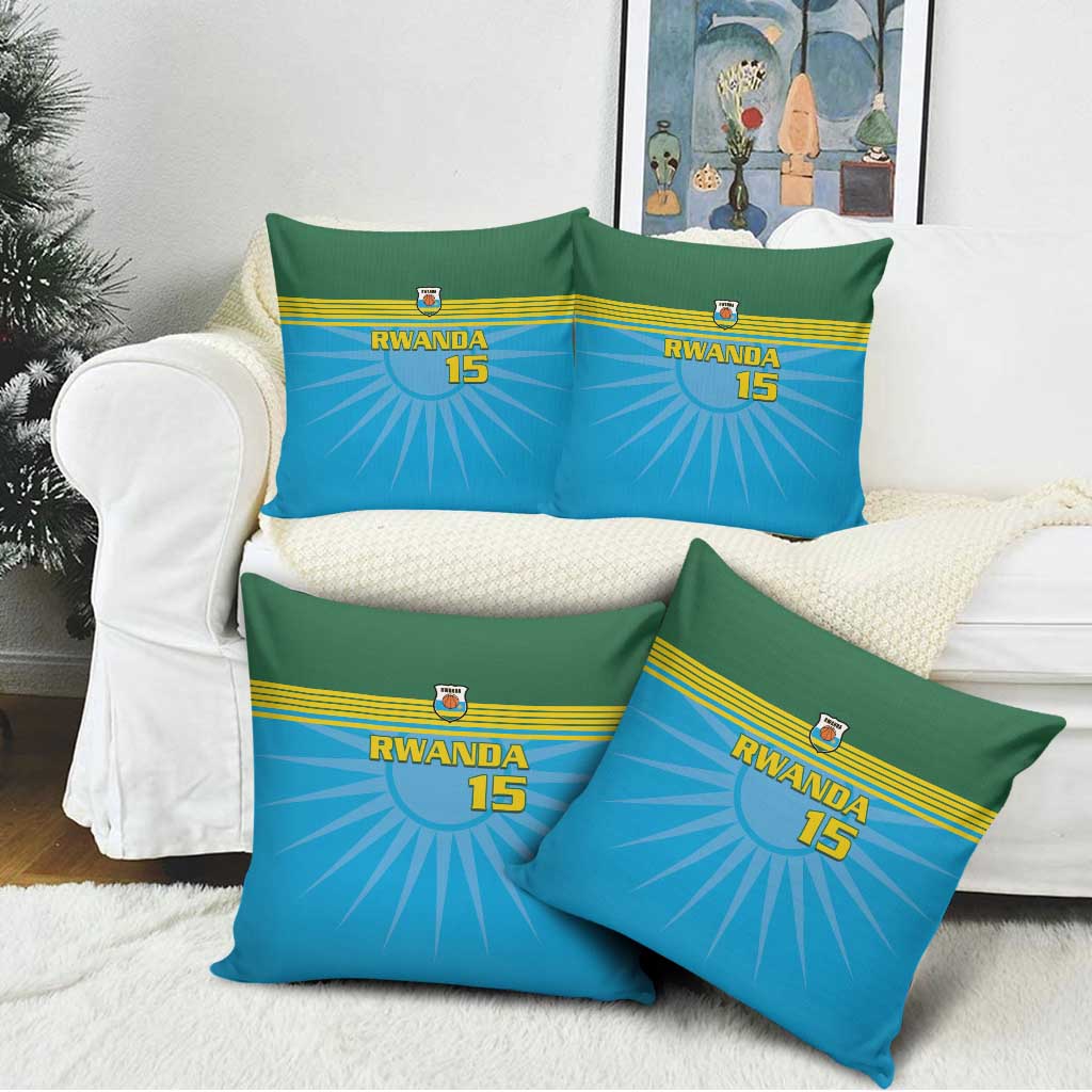 Custom Rwanda Basketball Pillow Cover Go Champions