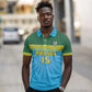 Afro Basketball Rwanda Custom Polo Shirt Go Champions - African Pride